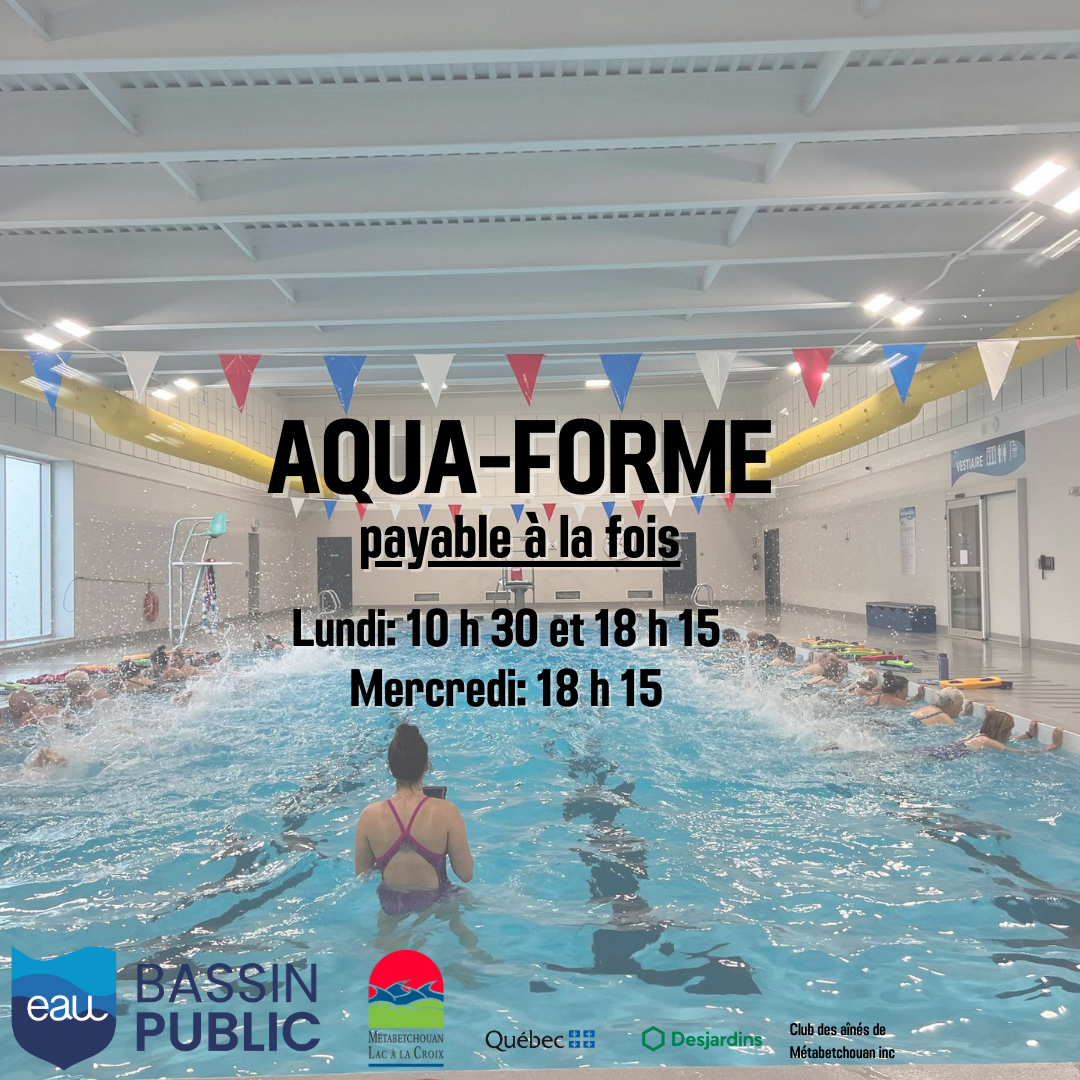 piscine aquaforme été 2024